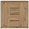 vidaXL Dressoir met lades 100,5x35x98,5 cm spaanplaat artisanaal