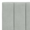 vidaXL Bedframe zonder matras "Hanko" 90x200 cm fluweel lichtgrijs
