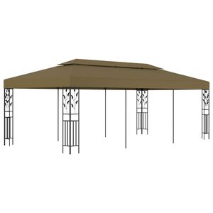 vidaXL Prieel 180 g/m&sup2; 6x3 m taupe
