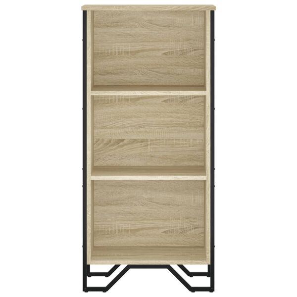 vidaXL Boekenkast 50x31x106 cm bewerkt hout sonoma eikenkleurig