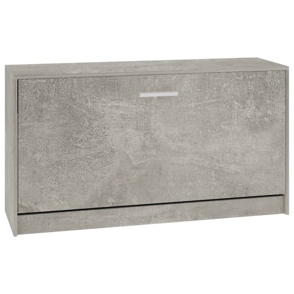 VidaXL Schoenenbankje 62x32x50 Cm Bewerkt Hout Geroo Eikenkleurig 741505405