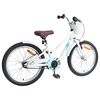 vidaXL Kinderfiets 18 Inch voor 5-7 jaar Wit