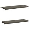 vidaXL 2-delige Bankkussens SOEST 2 st 100% Polyester Grijs