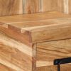 vidaXL Nachtkastje 60x32x80 cm massief acaciahout
