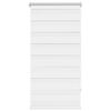 vidaXL Zebra rolgordijn 60,9 x 120 cm stofbreedte 56,7 cm wit