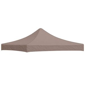 vidaXL Partytentdak 270 g/m&sup2; 3x3 m taupe