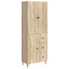 vidaXL Kastenset 2 st Sonoma Eiken Bewerkt hout
