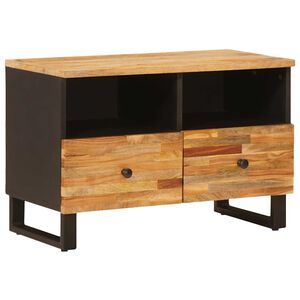 vidaXL TV-kast met opslag Bruin 70 x 33 x 46 cm Massief Mango Hout
