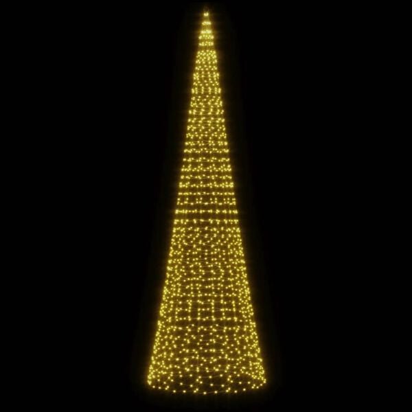 vidaXL LED-kerstboom 1534 LEDs warm wit 500 cm