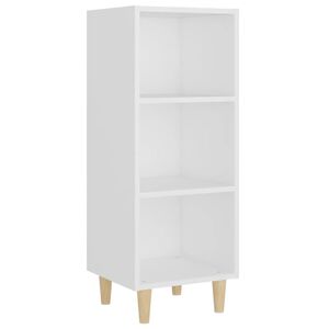 vidaXL Dressoir 34,5x32,5x90 cm bewerkt hout wit