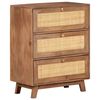vidaXL Dressoir 61x35x76 cm massief mangohout