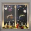 vidaXL Kerstverlichting vallende ster silhouet 2 st 50 LED's warm wit