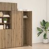 vidaXL Highboard artisanaal eikenkleurig 70 x 42,5 x 185 cm