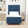 vidaXL Bedframe met hoofdeinde Blauw 80 x 200 cm Stof