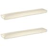 vidaXL Pallet Kussen Set 2 pcs Cr&egrave;me 200 x 40 x 8 cm Oxford stof