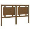 vidaXL Hoofdbord 155,5x4x100 cm massief grenenhout honingbruin