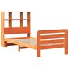 vidaXL Bedframe zonder matras massief grenenhout wasbruin 90x190 cm