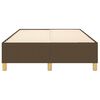 vidaXL Boxspring bed 120x200 cm stof donkerbruin