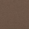 vidaXL Tweezitsbank 120 cm stof bruin