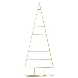 vidaXL Metalen kerstboom met standaard Goud 150 cm Poedergecoat staal