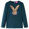 vidaXL Kindershirt met lange mouwen 128 donkergroen