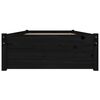 vidaXL Bedframe met lades zwart 90x190 cm