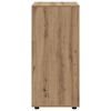 vidaXL Opslagkasten 2 pcs Artisan Eiken 60 x 48 x 105 cm Bewerkt hout