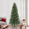 vidaXL Kunstkerstboom met 300 LED met standaard Groen 240 cm PE en PVC