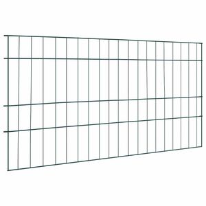 vidaXL Vijverhekken Set 5 pcs Groen 100 x 50 cm Staal