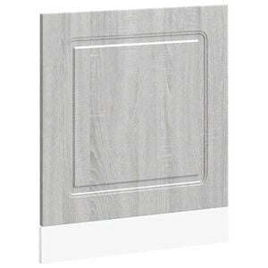 vidaXL Vaatwaspaneel Kalmar 60x1,5x57 cm bewerkt hout grijs sonoma