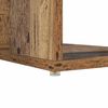 vidaXL Bureau met plank Oud Hout 130 x 50.5 x 75 cm Bewerkt hout