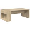 vidaXL Salontafel Sonoma Eiken 95 x 50 x 34 cm Bewerkt hout