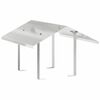 vidaXL Rookkap Zilver 50 x 60 x 37 cm Roestvrij staal