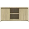 vidaXL Tv-meubel 102x37,5x52,5 cm bewerkt hout sonoma eikenkleurig