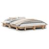 vidaXL Bedframe zonder matras massief grenenhout 120x200 cm