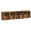 vidaXL LED Sideboard Oudhout 283 x 37 x 67 cm Bewerkt hout