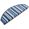 vidaXL Trapmatten zelfklevend 15 st 65x24x4 cm meerkleurig blauw