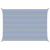 vidaXL Zonneschaduwzeil Blauw en Wit 5 &times; 3,5 m 100% Polyester Oxford