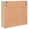 vidaXL Spiegelkast Sonoma eiken 59 x 17 x 55 cm Bewerkt hout