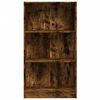 vidaXL Boekenkast 60x24x109 cm bewerkt hout gerookt eikenkleurig