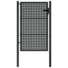 vidaXL Tuinpoort Antraciet 100x150 cm Staal