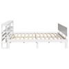vidaXL Bedframe met hoofdeinde zonder matras 180x200 cm wit