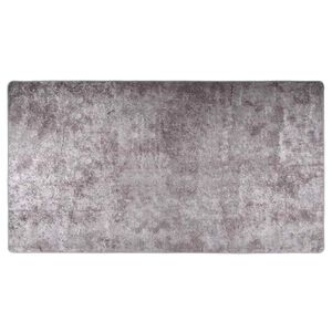 vidaXL Vloerkleed wasbaar 190x300 cm grijs