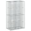 vidaXL Gabion Verhoogd Bed 90 x 50 x 150 cm Gegalvaniseerd staal