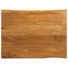 vidaXL Tafelblad met natuurlijke rand 110x80x2,5 cm massief mangohout