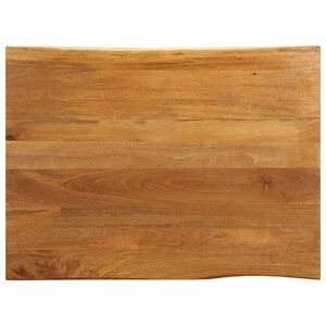 vidaXL Tafelblad met natuurlijke rand 110x80x2,5 cm massief mangohout