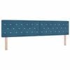 vidaXL Hoofdbord Donkerblauw 200 cm Fluweel