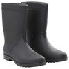 vidaXL Regenlaarzen maat 46 PVC zwart