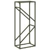 vidaXL Brandhoutrek 40x25x100 cm koudgewalst staal olijfgroen