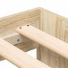 vidaXL Bedframe met lade Sonoma Eiken 100 x 200 cm Bewerkt hout